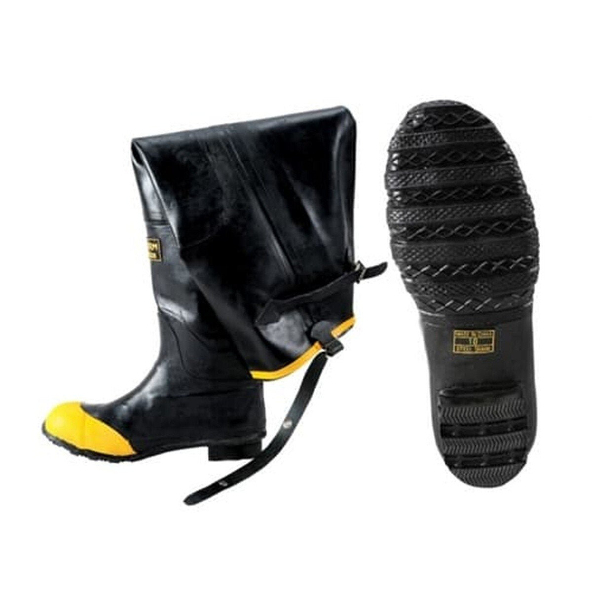 Johnson Wilshire HIP.STL-6 Black Rubber Hip Boots Size 6
