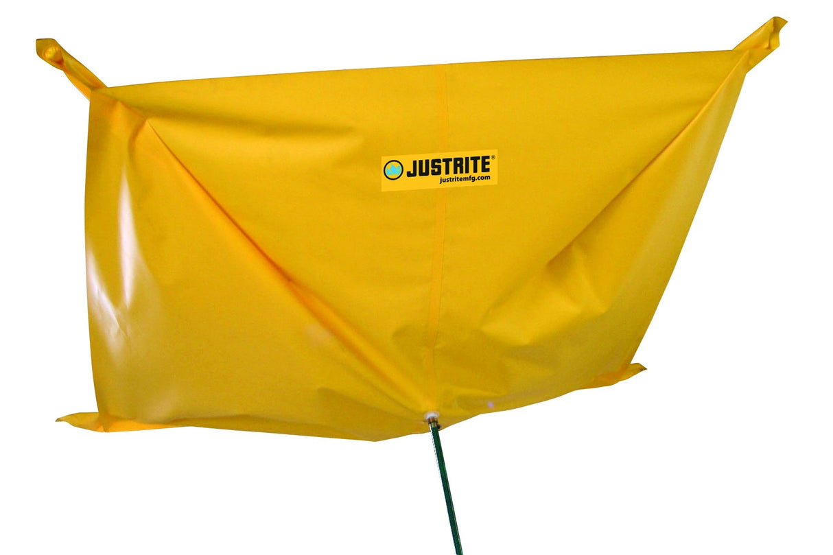 Justrite 28302 Ceiling Leak Diverter, 5'x5', Magnet corners