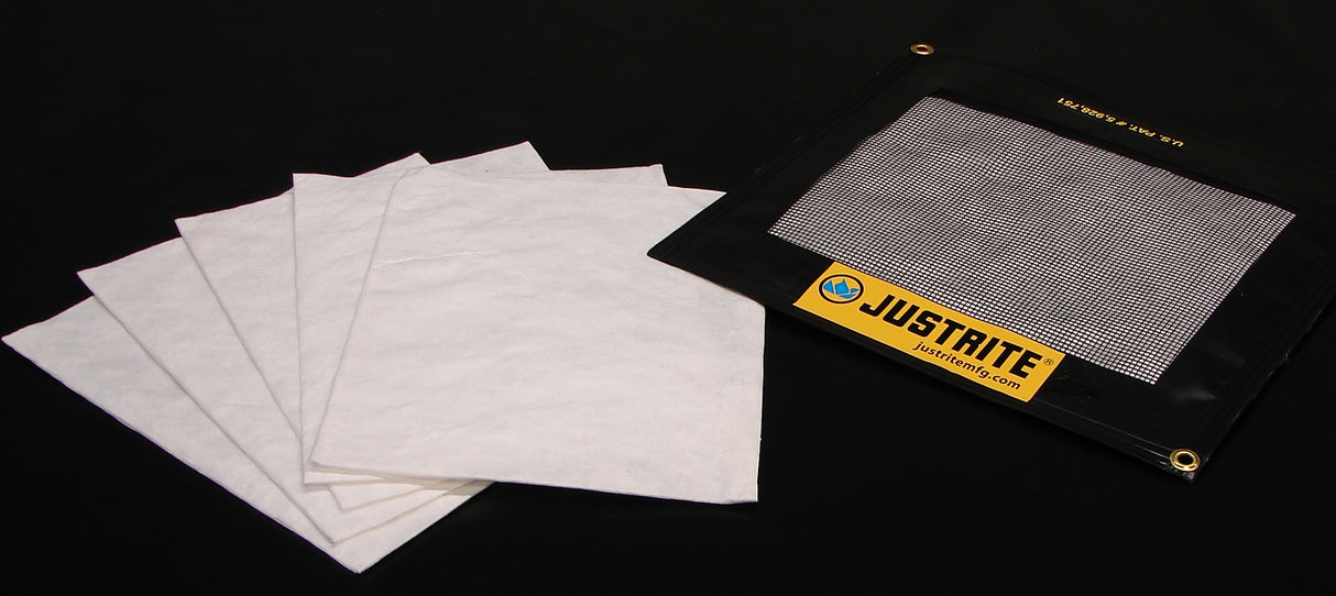 Justrite 28460 Drip pad 5-Pack Refill - 2