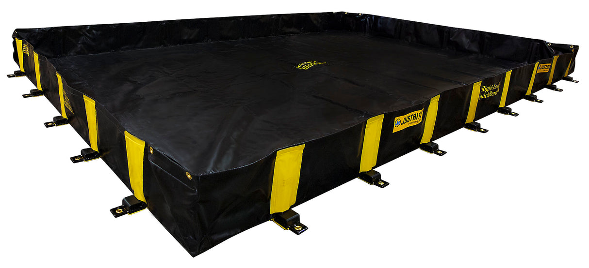Justrite 28502 Rigid-Lock QuickBerm Plus 10' x 15', 1120 Gal.