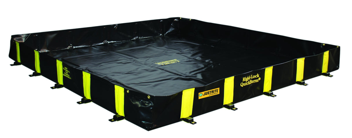 Justrite 28518 Rigid-Lock Quickberm 8' x 8', 475 Gal.