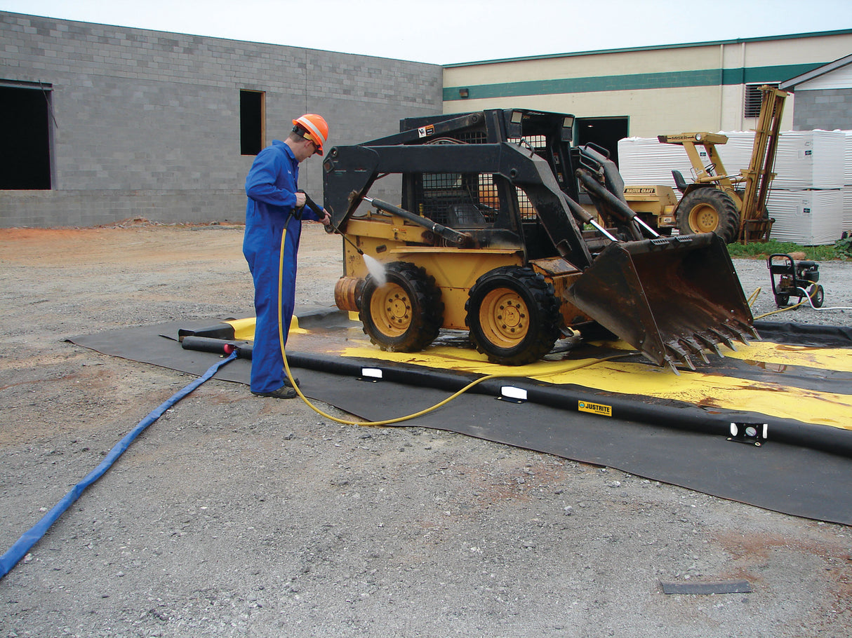 Justrite 28578 Washdown Quickberm 10' x 18', 425 Gal. - 2