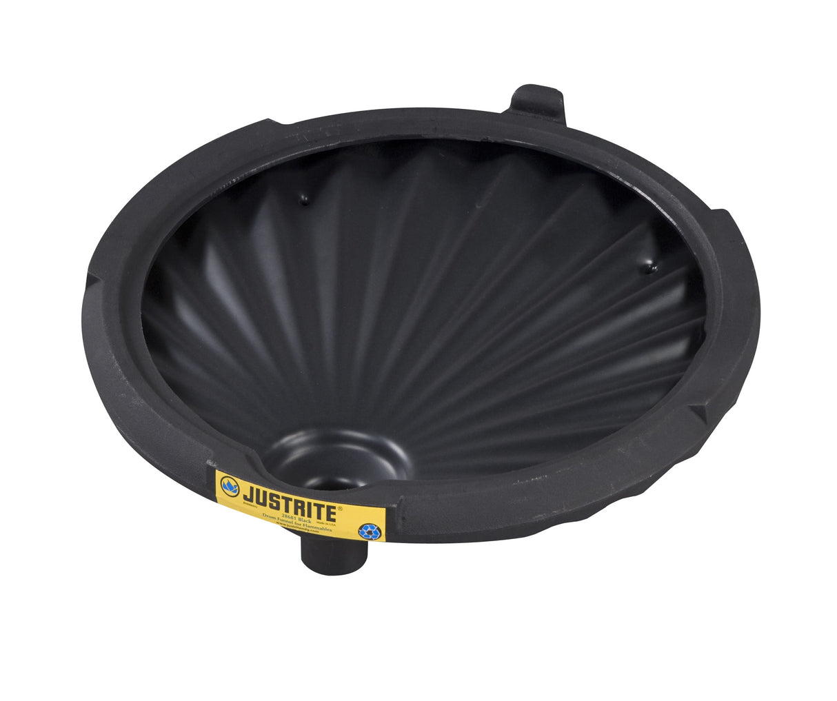 Justrite 28680 EcoPolyBlend Funnel for nonflammables