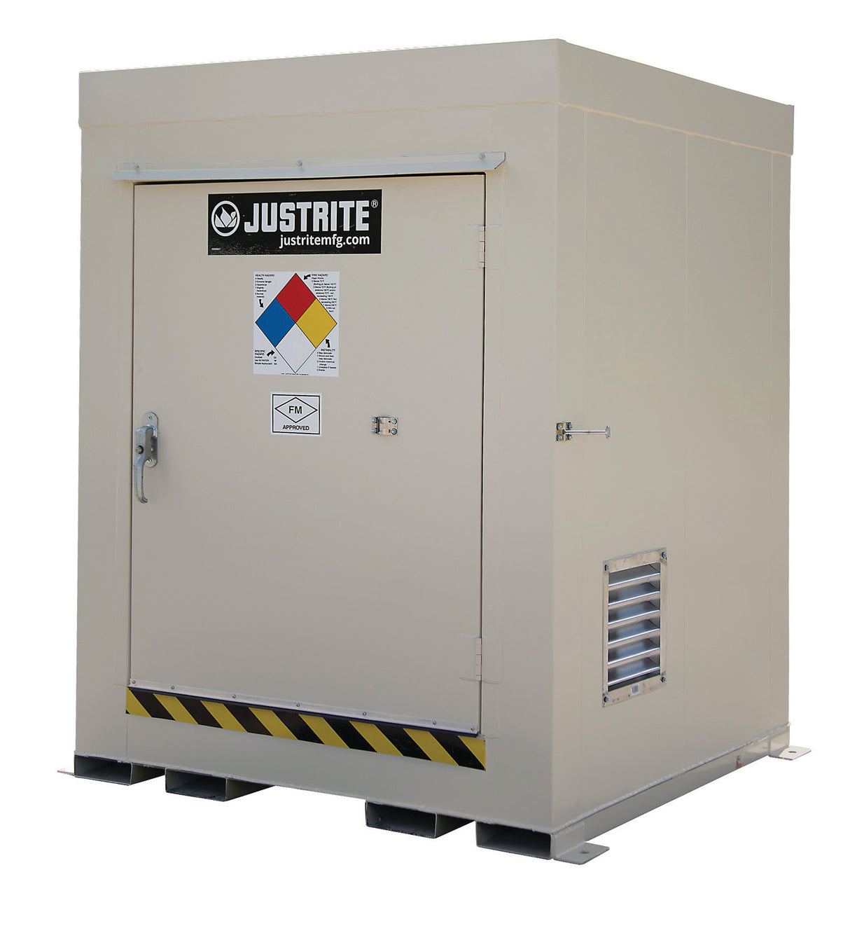 Justrite 911040 4-Drum, Non-Combustible Outdoor Safety Locker