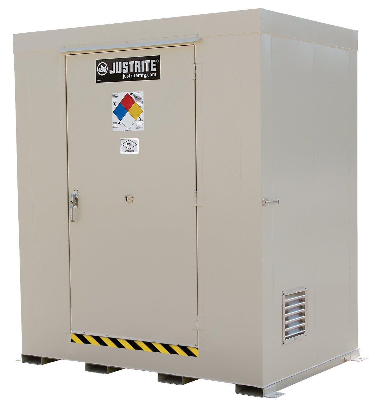 Justrite 911060 6-Drum, Non-Combustible Outdoor Safety Locker