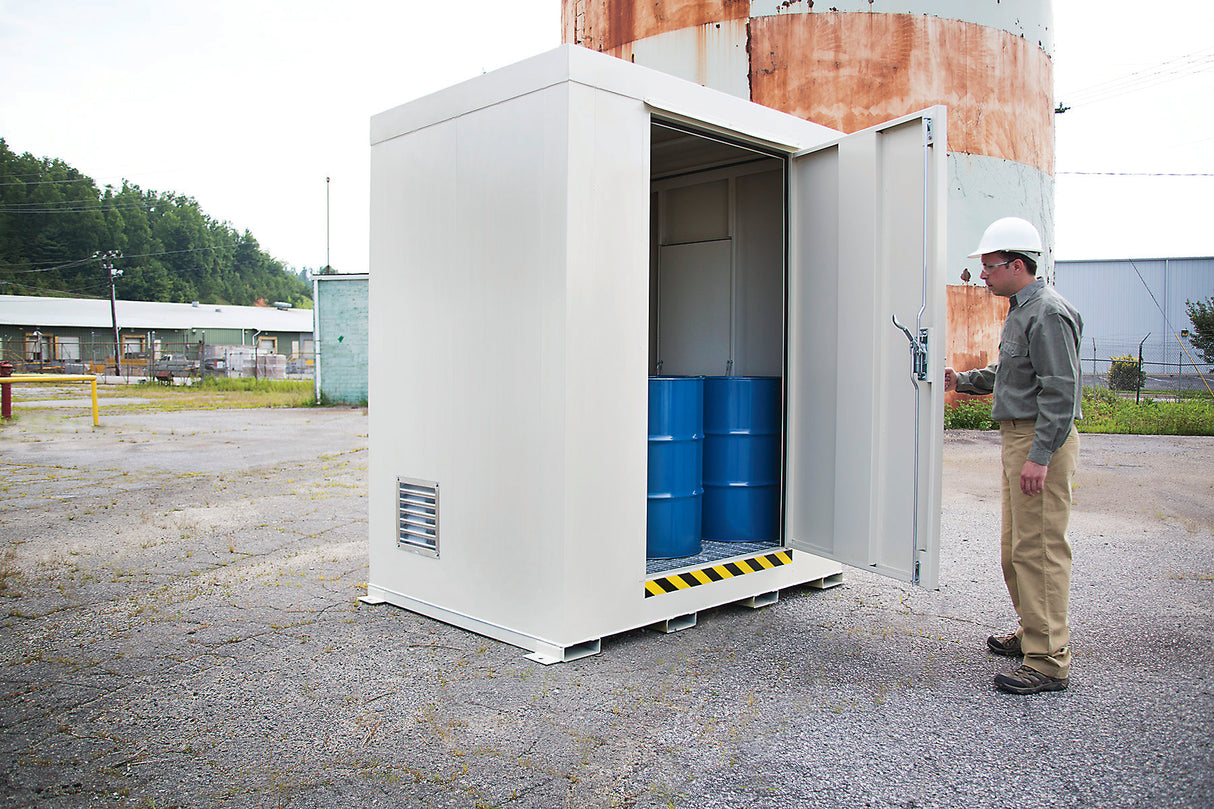 Justrite 911061 6-Drum, Non-Combust Safety Locker w/ Explosion Relief Panels - 4