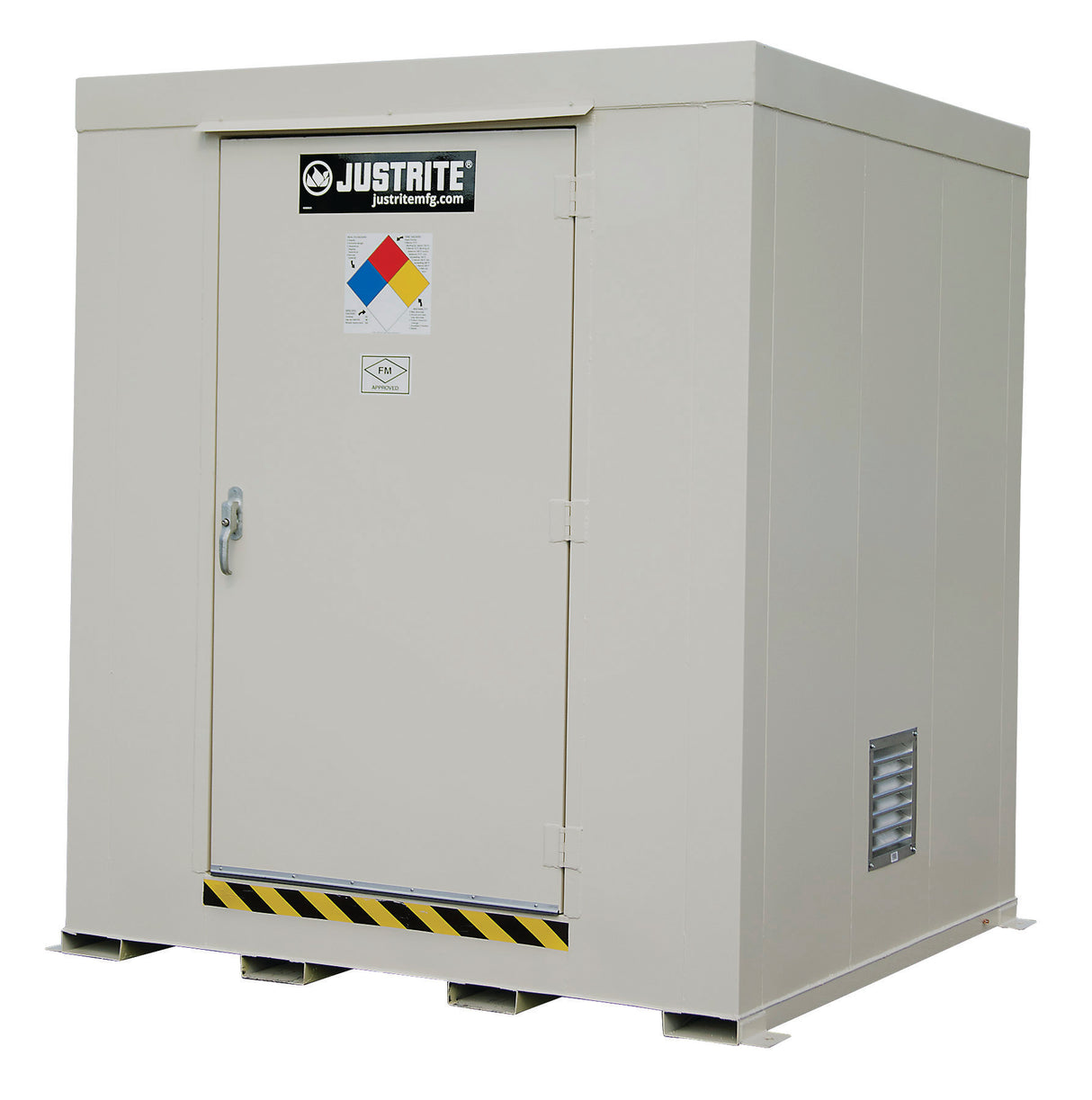 Justrite 911090 9-Drum, Non-Combustible Outdoor Safety Locker