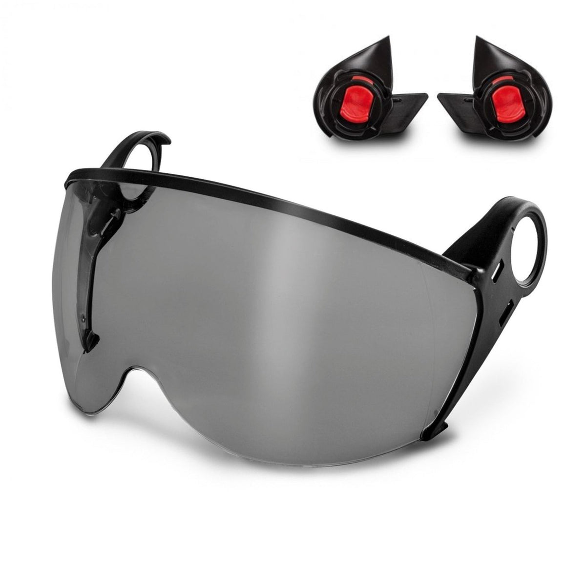 KASK WKI00020-510 Smoke ZEN Visor Kit for Safety Helmets – Anti-Fog, Scratch Resistant
