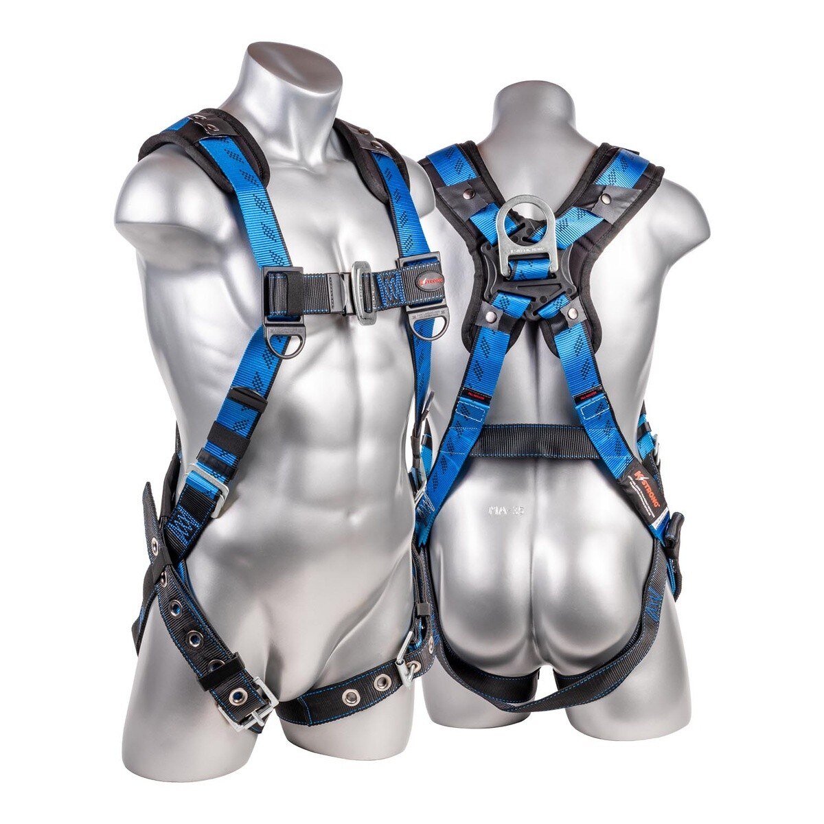 KStrong UFH16201GP(XL-2X) 5-Point ANSI Full Body Harness with Removable Back Shoulder Pad - 2