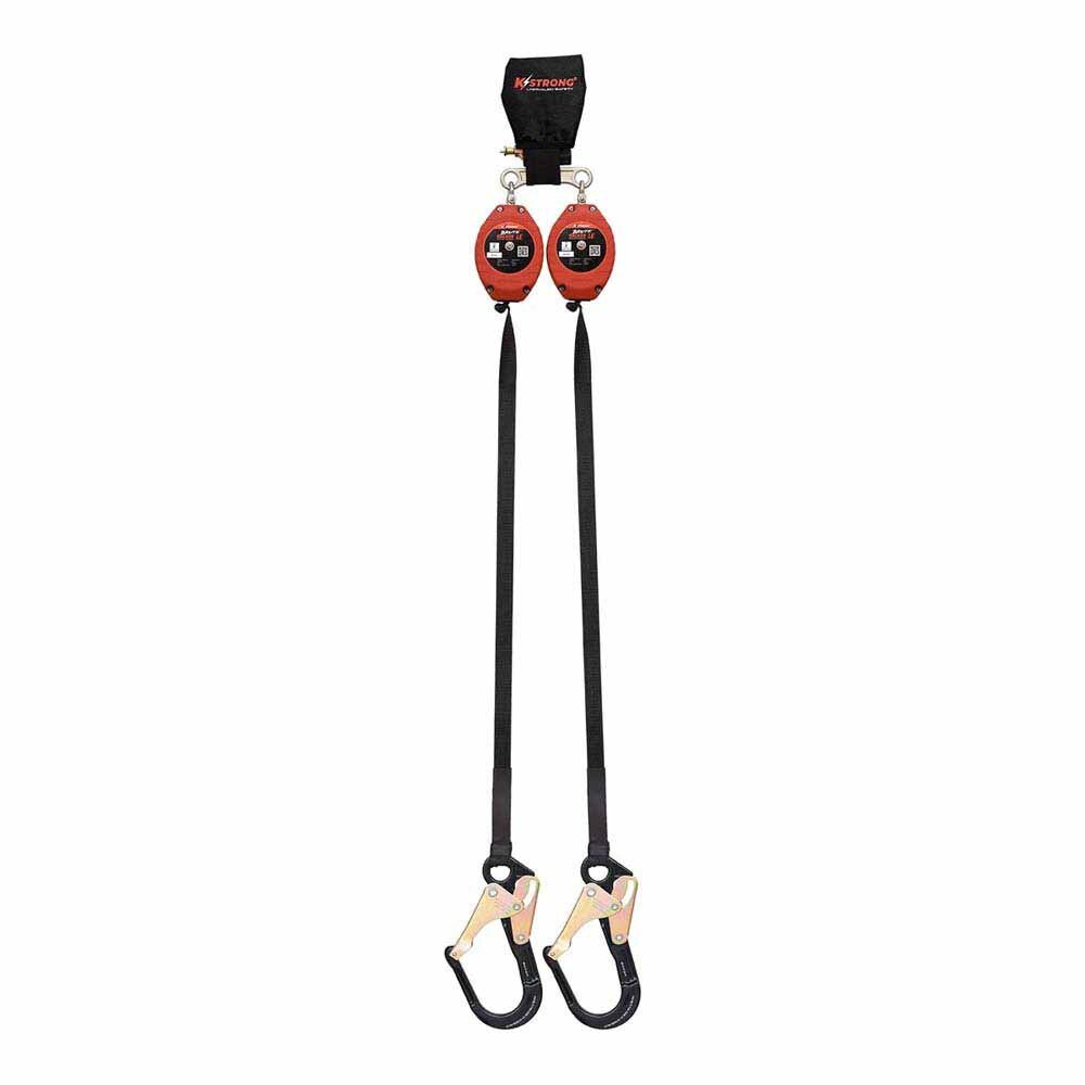 KStrong UFS316106LD BRUTE Backer LE Dual 8.5 ft. Cable SRL with Aluminum Rebar Hooks
