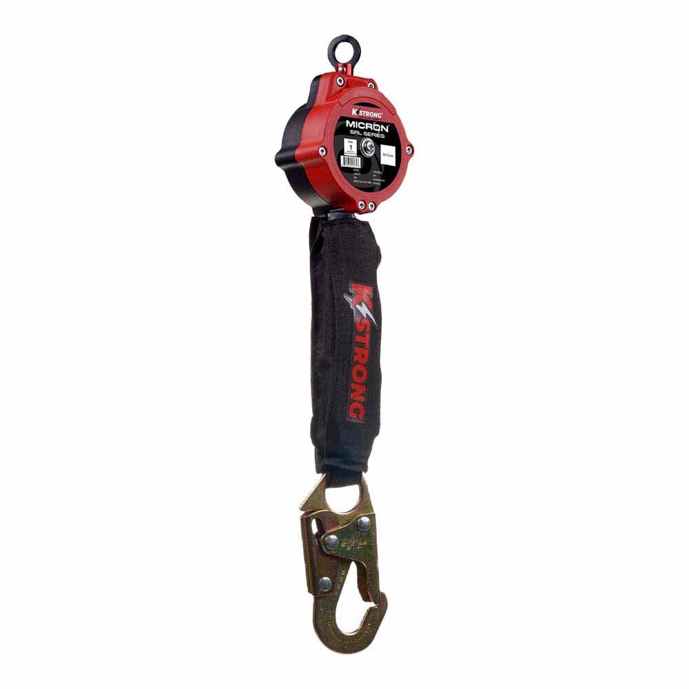 KStrong UFS390006 6 ft. Arc Flash SRL Steel Snap Hook Harness Connector ANSI - 2