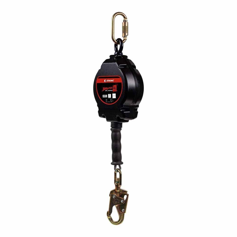 KStrong UFS480020 20 ft Aluminum Cable SRL with Swivel Snap Hook & Carabiner - 2