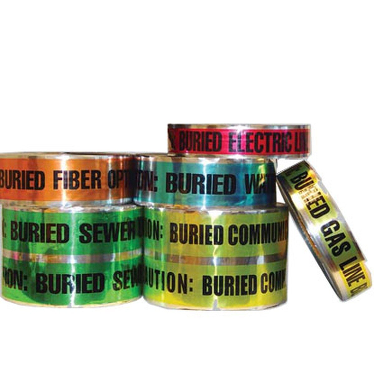 Keson FDT3BEL 3" Foil Underground Detectable Tape for Buried Electric Line 1000 ' Roll