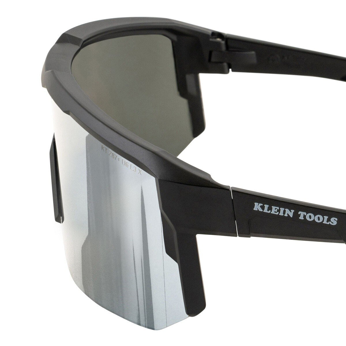 Klein 03003 Polarized Blade Safety Glasses with Silver Mirror Lens (1 Pack) - 5