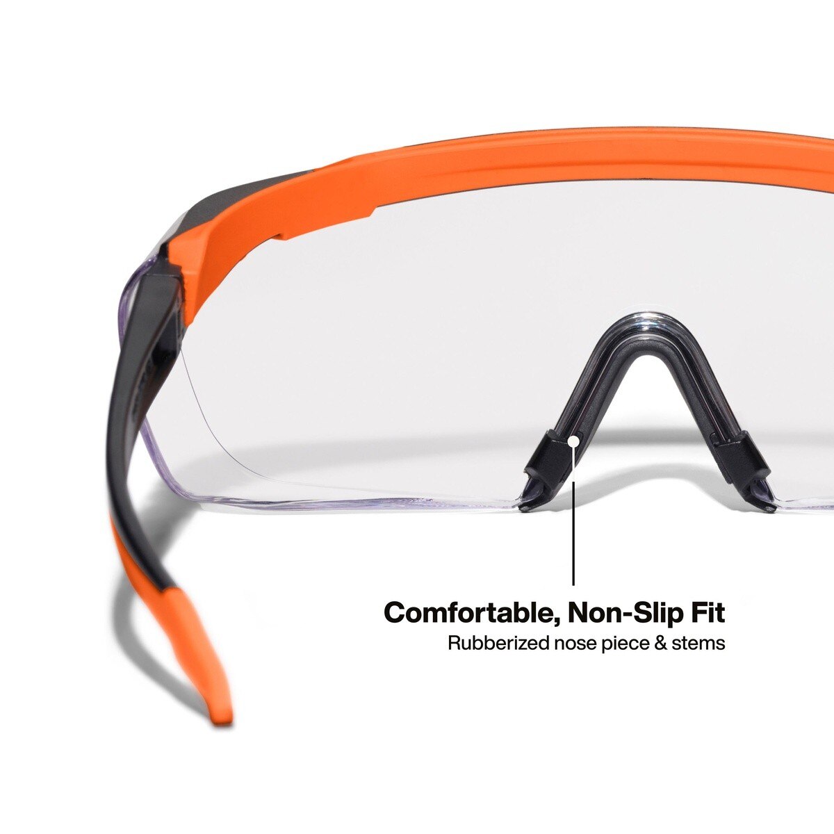 Klein 03006 Over-The-Glasses Safety Glasses with Clear Anti-Fog Scratch-Resistant Lens (1 Pack) - 3