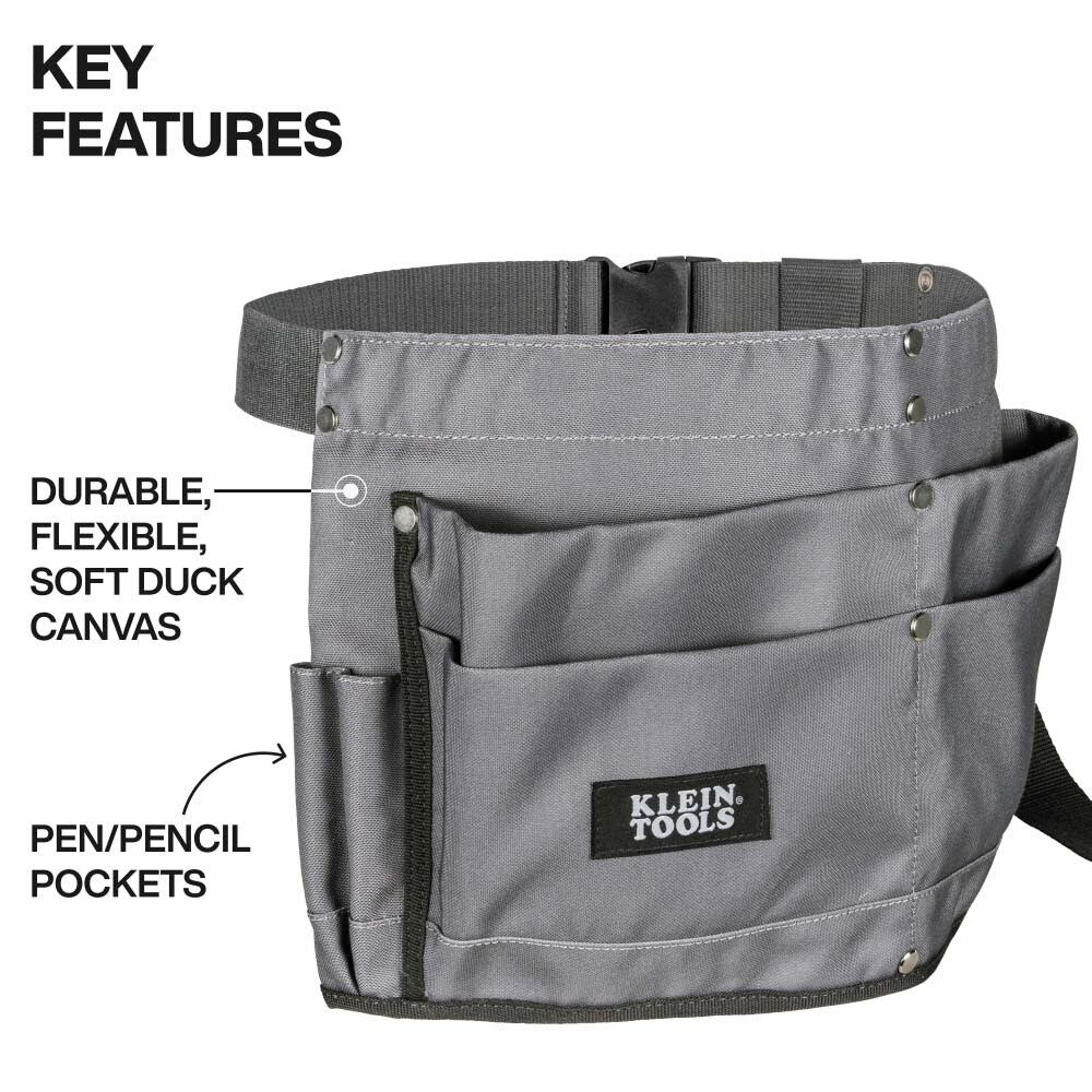 Klein 21022 6-Pocket Tool Apron for Tool Carrying - 2