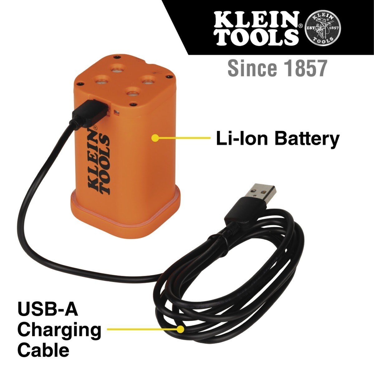 Klein 29026 Li-Ion Battery for Rechargeable Self-Leveling Green Planar Laser Level - 2