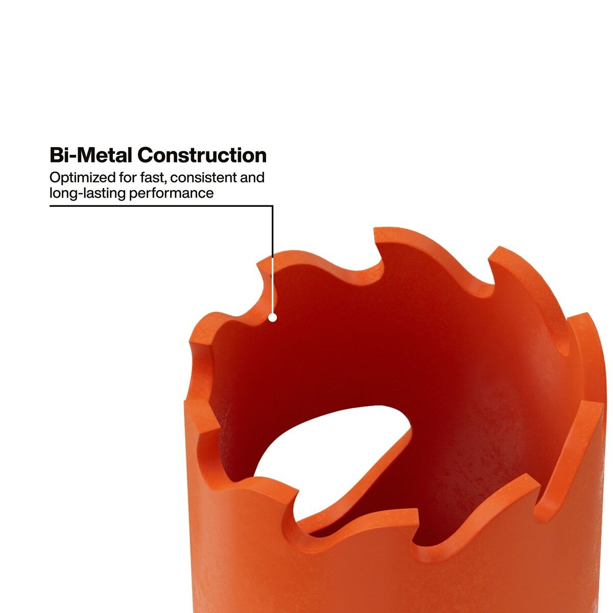 Klein 31013 0.875" Standard Bi-Metal Hole Saw for Metal Wood and Plastic - 4