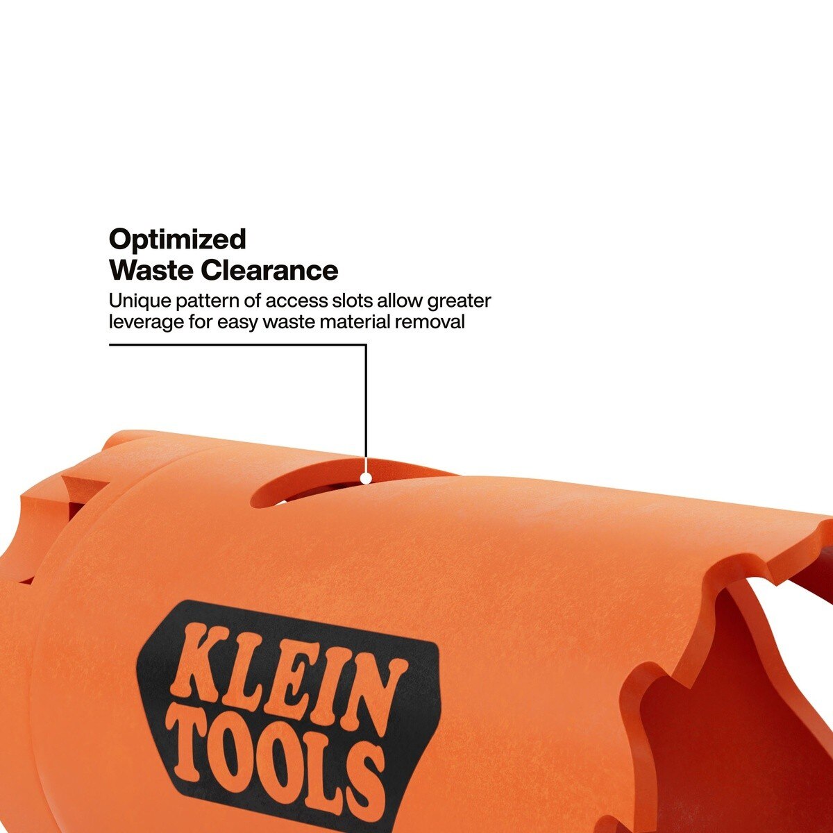 Klein 31014 1" Bi-Metal Hole Saw for Steel, Drywall, Wood and Plastic - 2