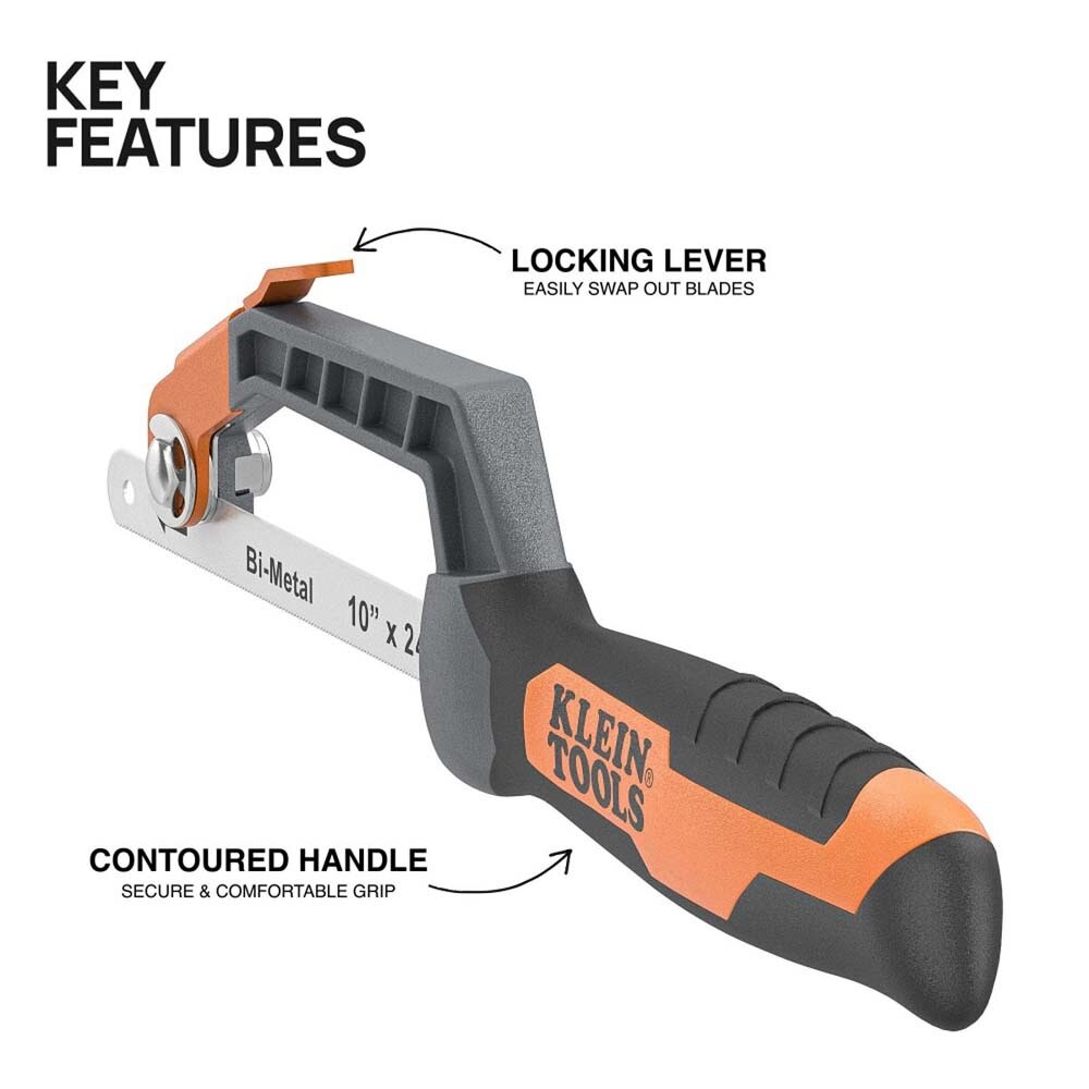 Klein 31432 Compact Medium-Cut Hacksaw - 2