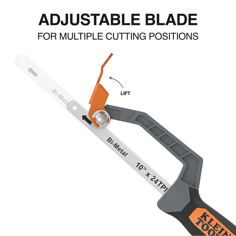 Klein 31432 Compact Medium-Cut Hacksaw - 3