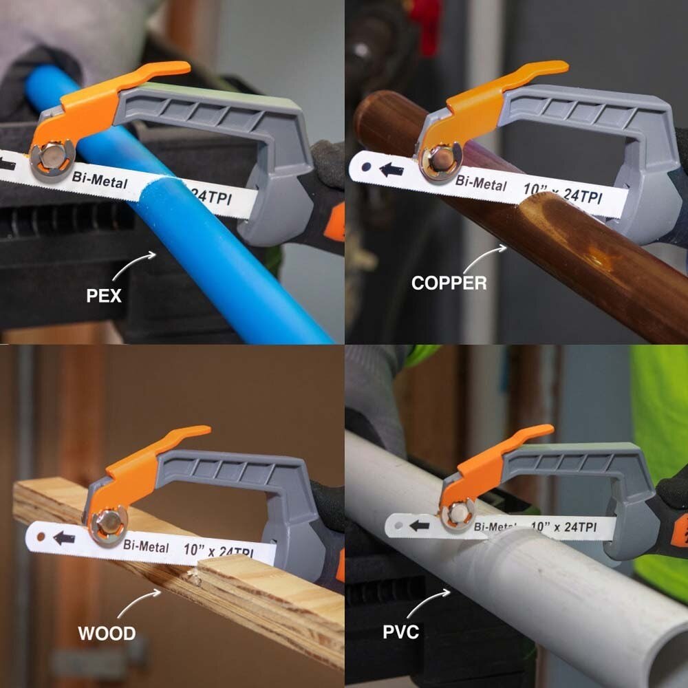 Klein 31432 Compact Medium-Cut Hacksaw - 6