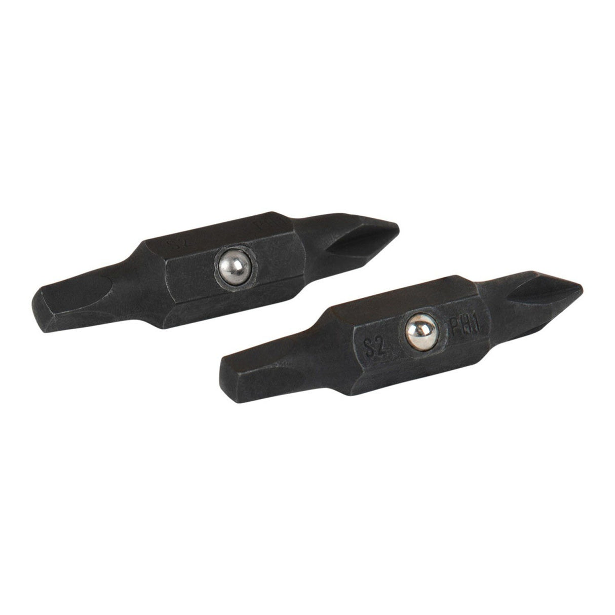 Klein 32489HD Replacement Bit #1 Phillips and #2 Square for Multi-Bit Screwdriver/Nut Driver (2 Pack)