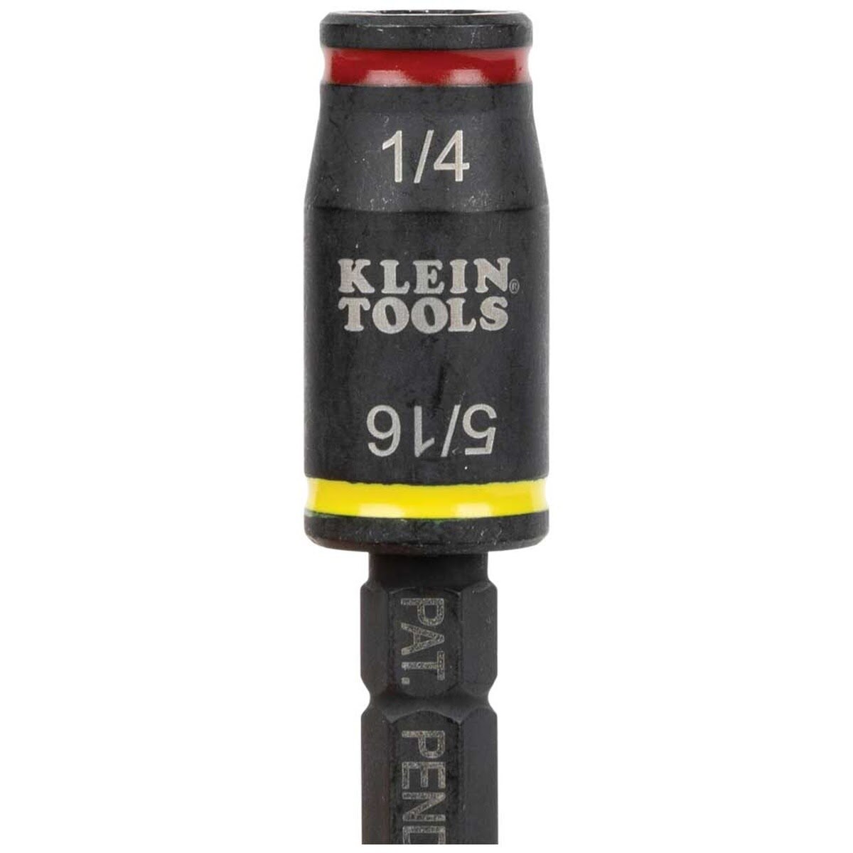 Klein 32766 3-in-1 Impact Flip Socket, 1/4 Inch, 5/16 Inch, 3 Inch Length - 4