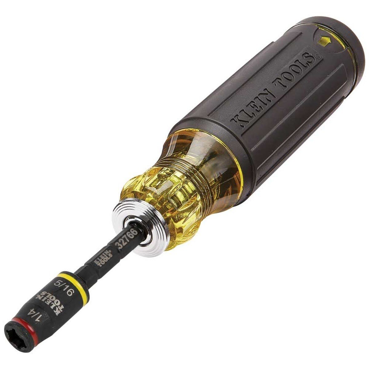 Klein 32766 3-in-1 Impact Flip Socket, 1/4 Inch, 5/16 Inch, 3 Inch Length - 6