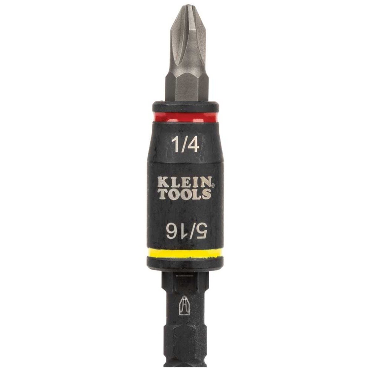 Klein 32767 3-in-1 Impact Flip Socket, 1/4 Inch and 5/16 Inch, 5 Inch Length - 6