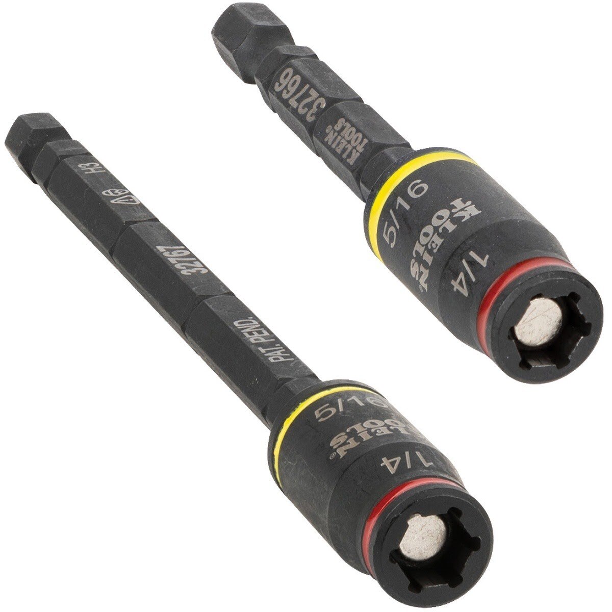 Klein 32768 3-in-1 Impact Flip Socket Set, 1/4 in. and 5/16 in. (2 Piece)