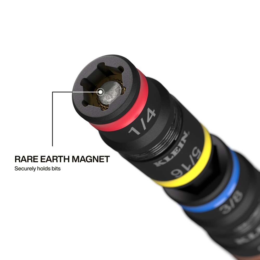 Klein 32914HD 14-in-1 Impact Rated Flip Socket Set - 5