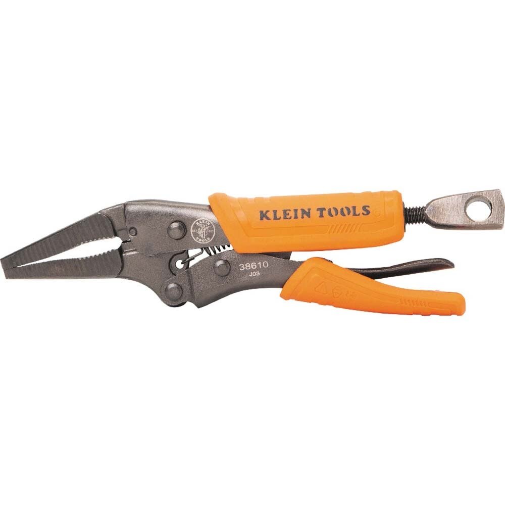 Klein 38610 Long Nose Locking Pliers, 4-Inch - 6
