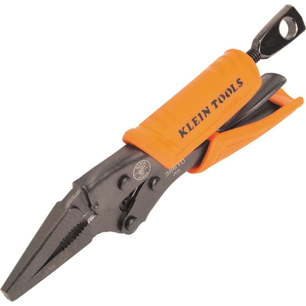 Klein 38610 Long Nose Locking Pliers, 4-Inch - 10
