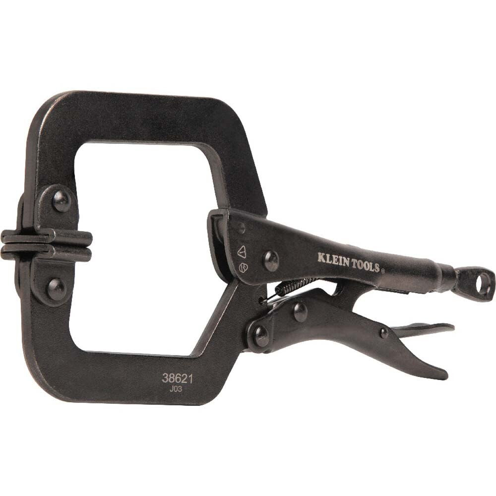 Klein 38621 C-Clamp Locking Pliers With Swivel Jaws, 9-Inch - 2