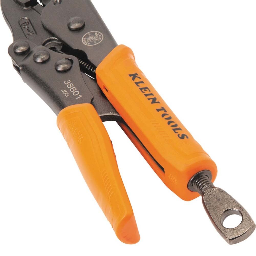 Klein 38665 Locking Pliers, Long Nose 6-Inch, Curved Jaw 7- and 10-Inch, 3-Piece - 7