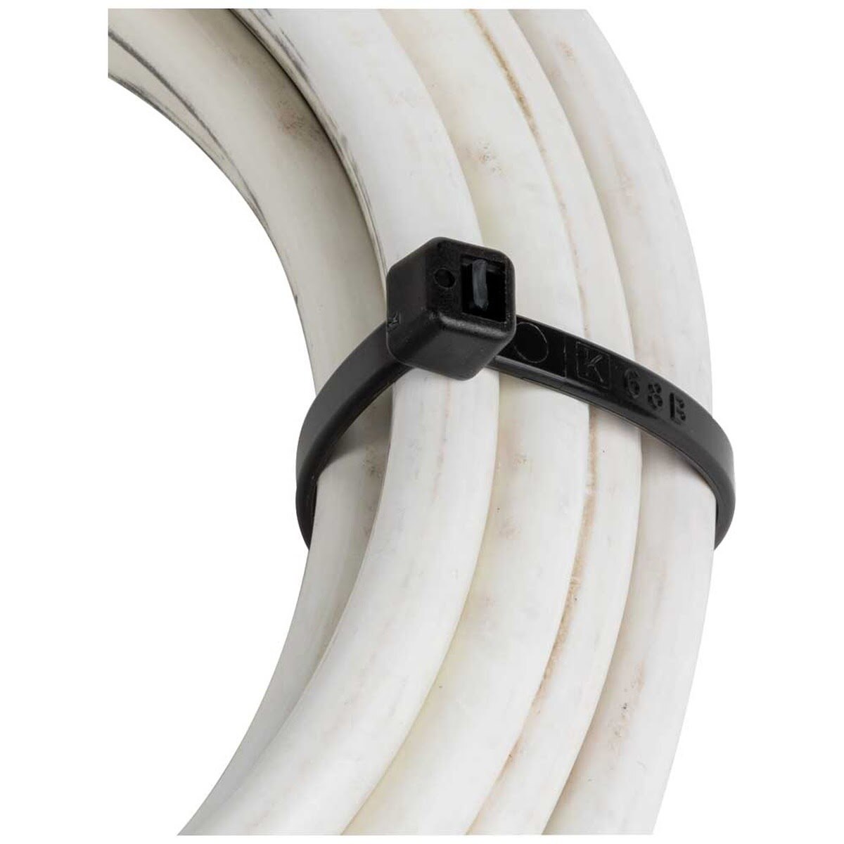 Klein 450-200 Cable Ties, 50 lb Tensile Strength, 7.75 Inch, Black (100 Pack) - 9