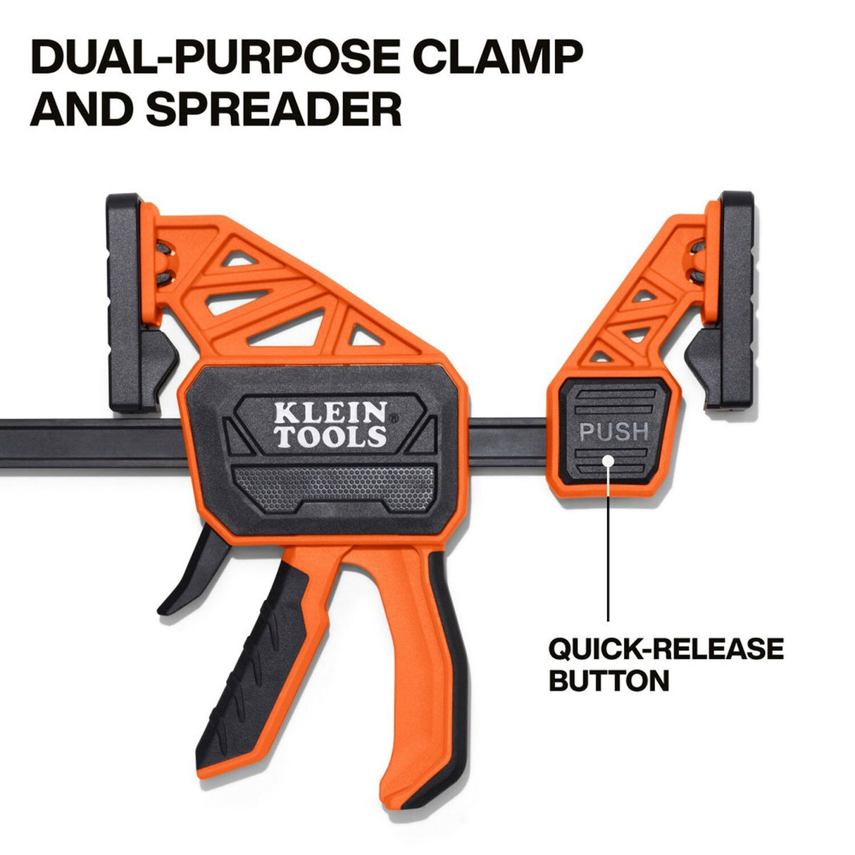 Klein 47555 Speed-Klamp 6-Inch Quick Clamp with 300-Pound Clamping Force (1 Pack) - 7