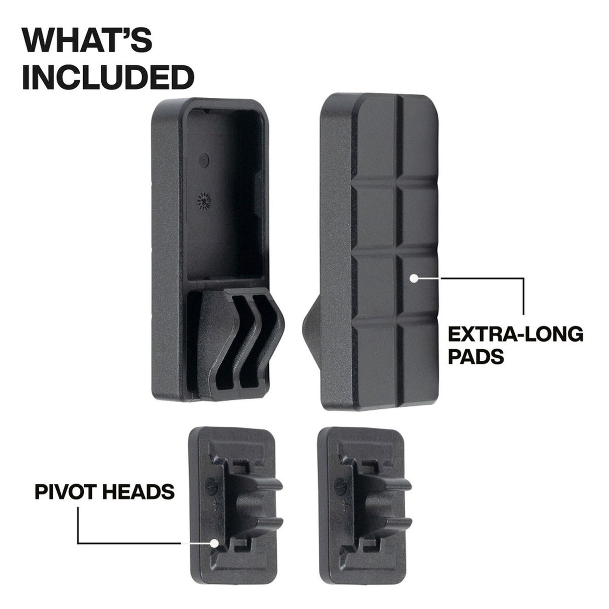 Klein 47559 Speed-Klamp Long Pad and Pivot Replacement for 150 lb Clamps (2 Pack) - 2