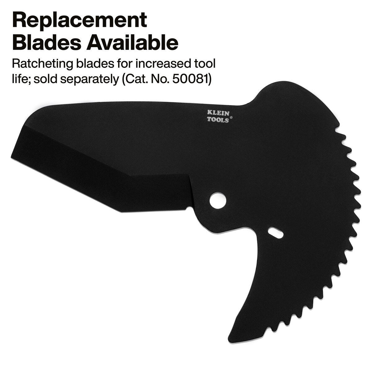 Klein 50080 Ratcheting PVC Pipe Cutter Cuts 2" ID and 2-3/8" OD for PVC CPVC and PEX - 4