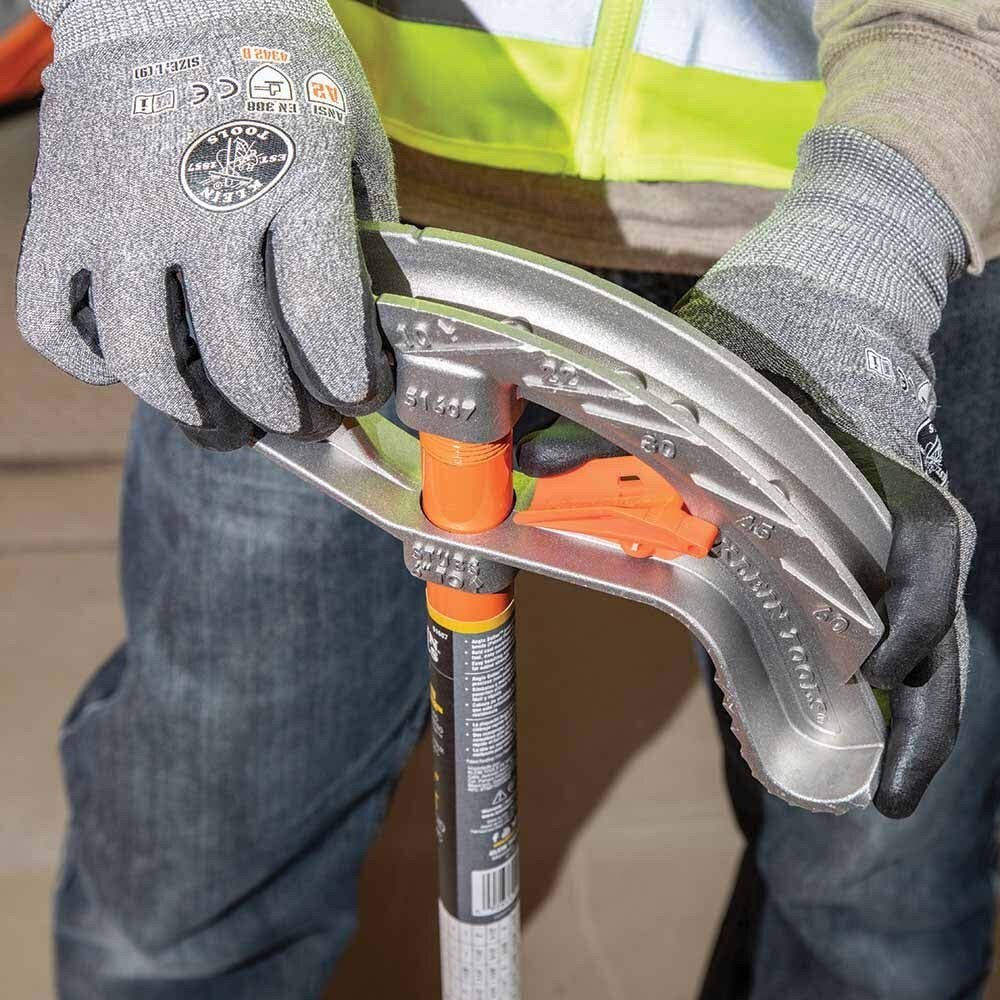 Klein 51606 Aluminum Conduit Bender Full Assembly, 1/2-Inch EMT with Angle Setter - 7