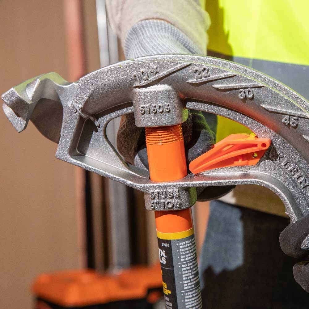 Klein 51606 Aluminum Conduit Bender Full Assembly, 1/2-Inch EMT with Angle Setter - 13