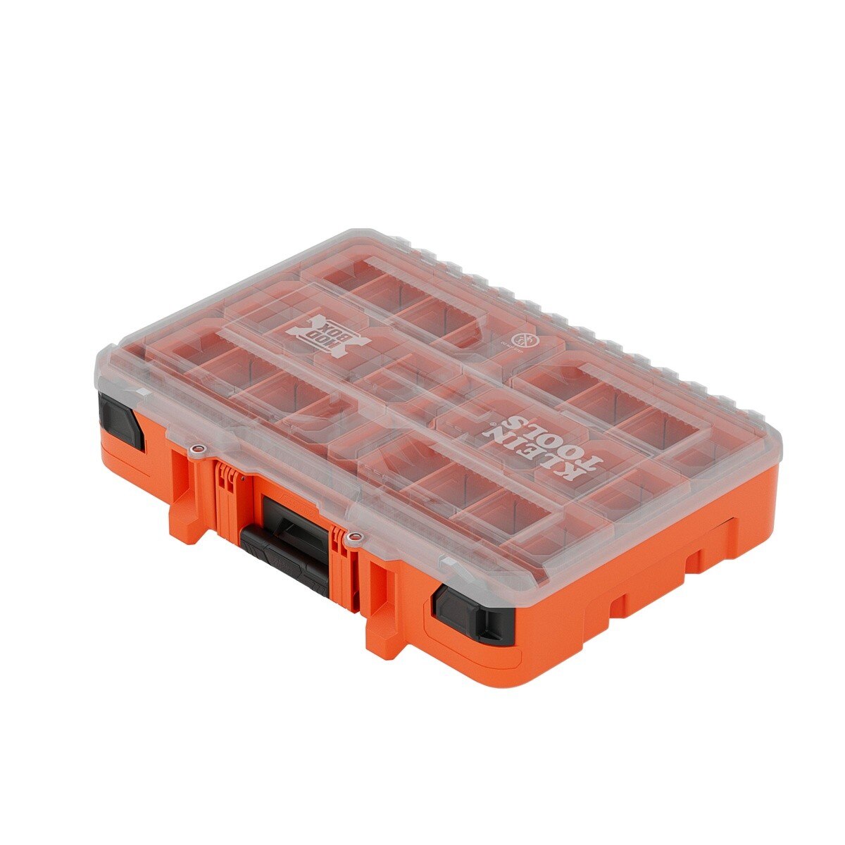 Klein 54400MBX MODbox Full Width Component Box with 9 Removable Bins and Clear IP65 Lid (1 Each)