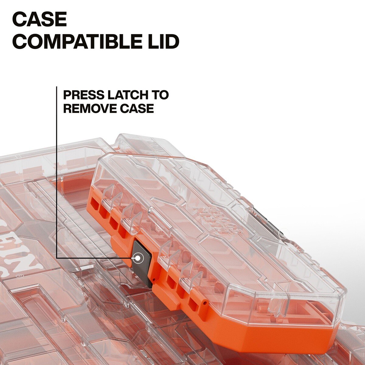 Klein 54400MBX MODbox Full Width Component Box with 9 Removable Bins and Clear IP65 Lid (1 Each) - 6
