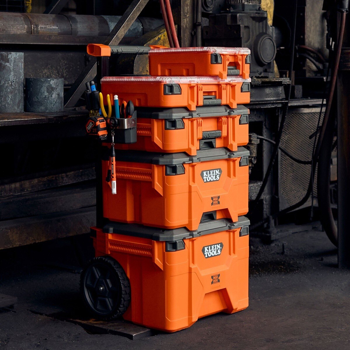 Klein 54400MBX MODbox Full Width Component Box with 9 Removable Bins and Clear IP65 Lid (1 Each) - 8