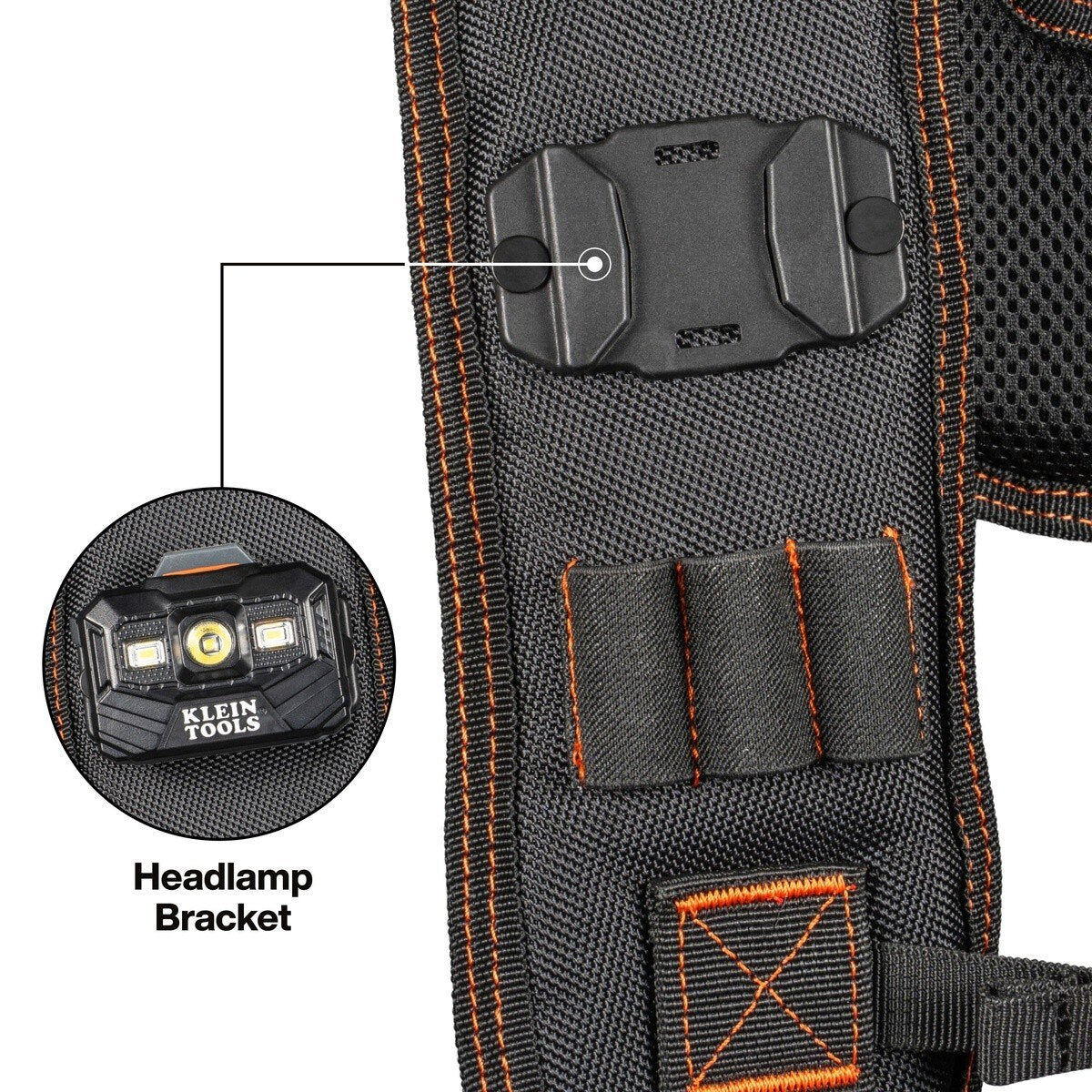 Klein 55896 Tool Rig with Suspenders Adjustable 30 to 52" Waist 23 Pockets - 6