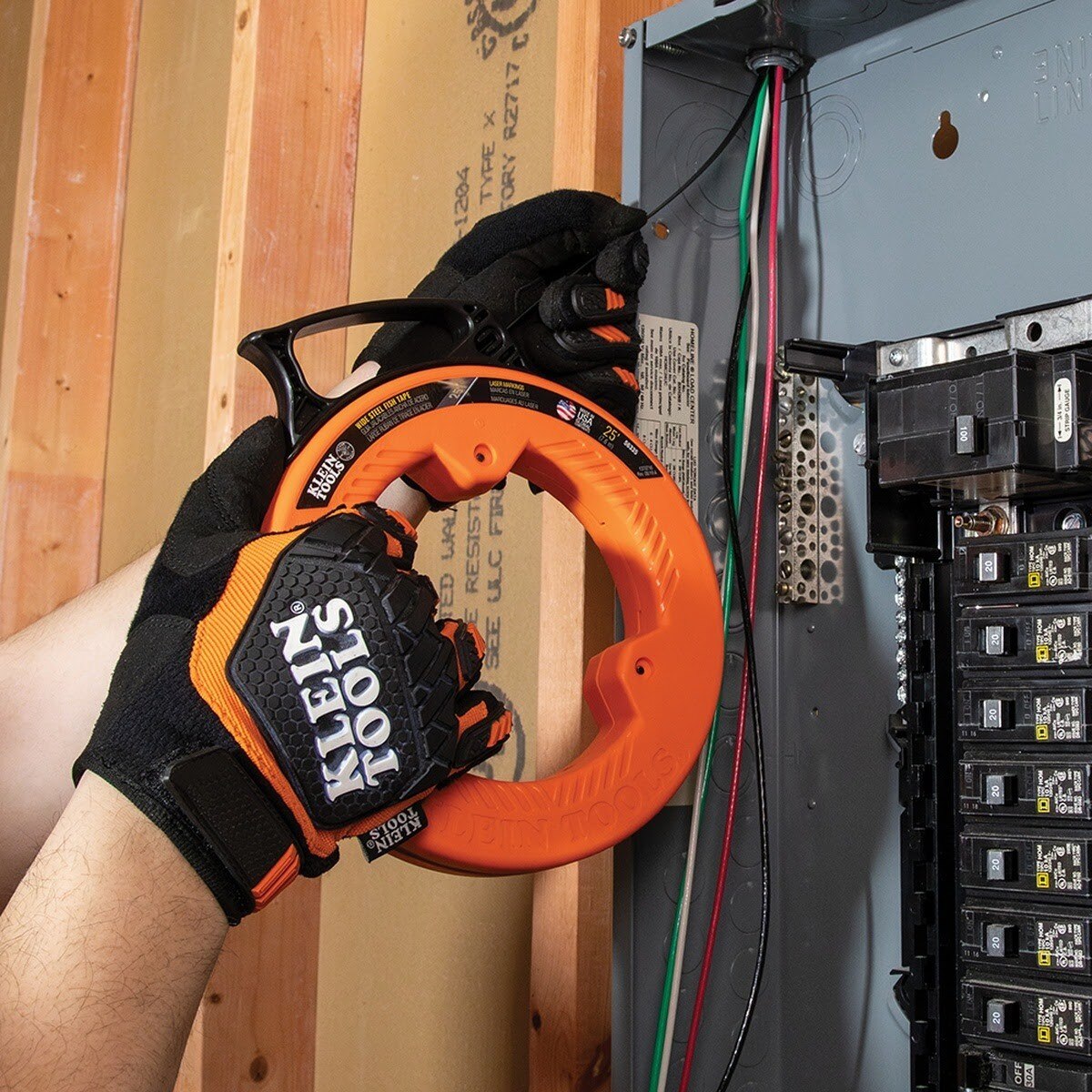 Klein 56335 Wide Steel Fish Tape, 1/4-Inch x 25-Foot - 8