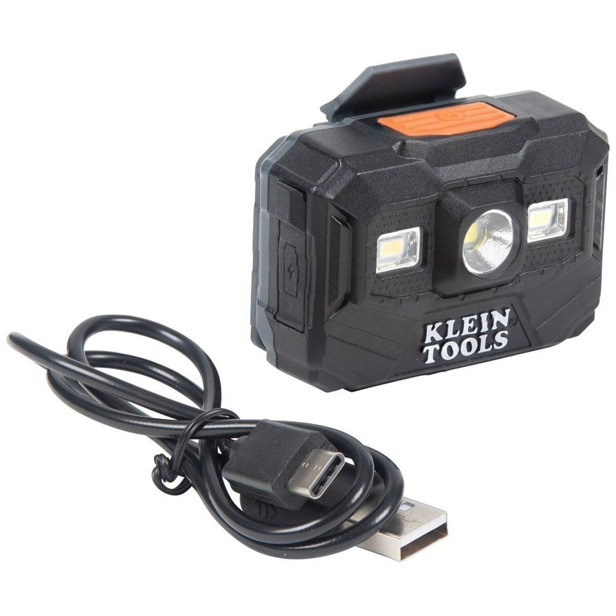 Klein 60107RL Hard Hat, Non-Vented, Cap Style with Rechargeable Headlamp, White - 8