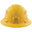 Klein 60262 Hard Hat, Vented Full Brim, Class C Type 1, Yellow