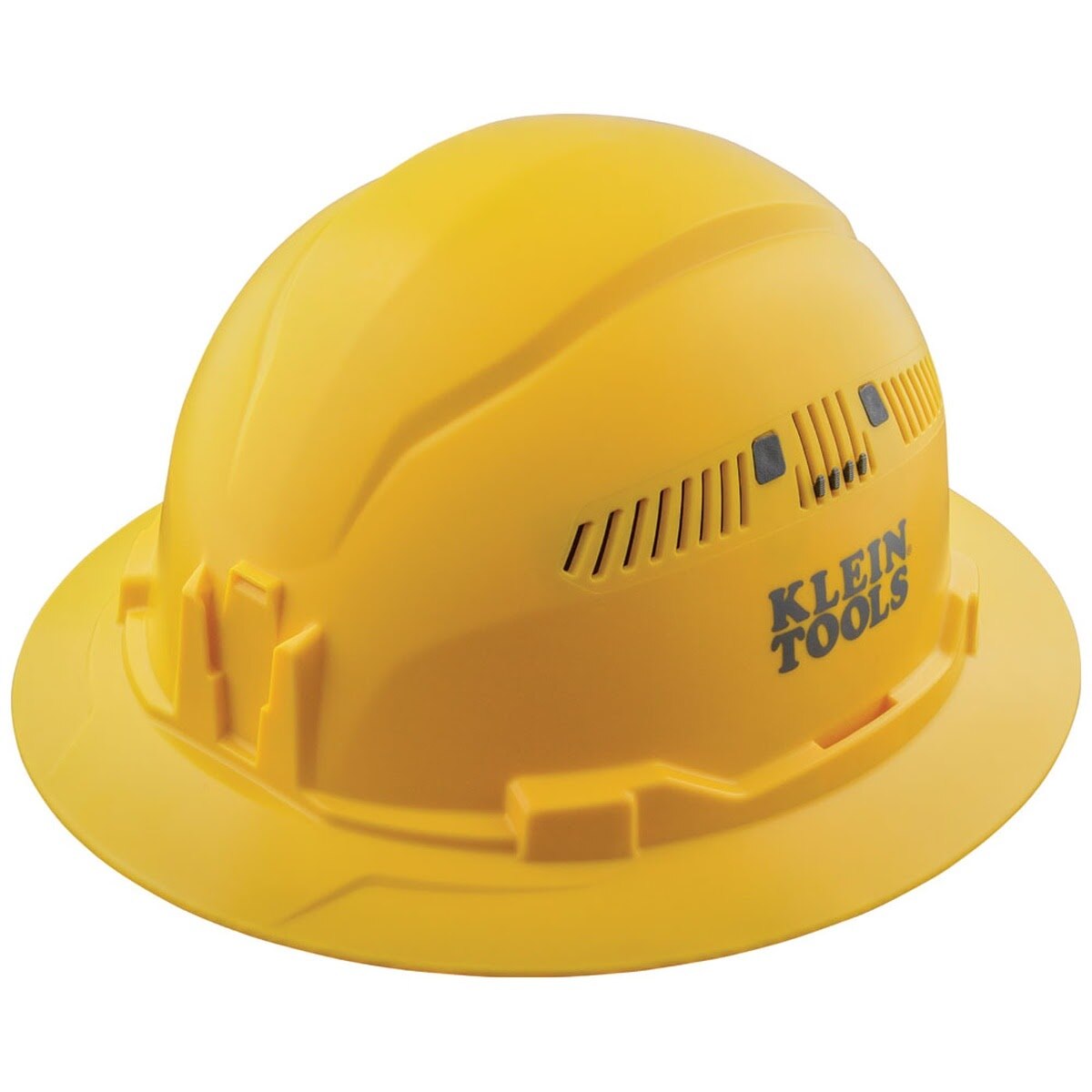 Klein 60262 Hard Hat, Vented Full Brim, Class C Type 1, Yellow - 3